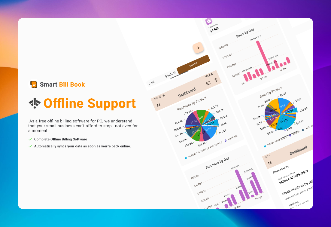 Never Stop Your Business: Smart Bill Book's Offline Support